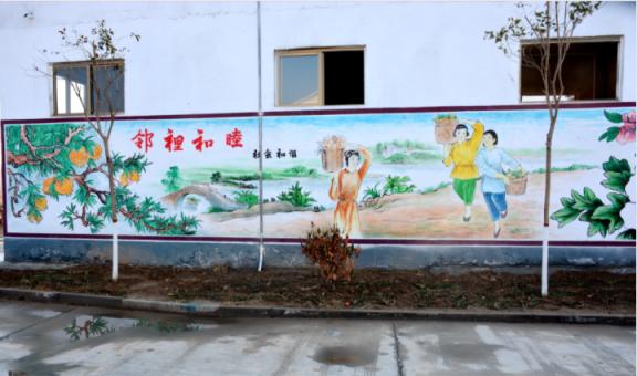 耿马乡镇文化墙 乡风文明焕发新活力